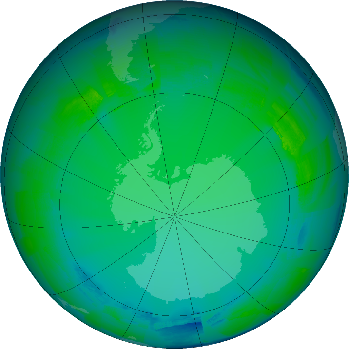 Ozone Map 2009-07-06